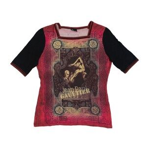 Jean Paul Gaultier 1995 “Tattoo Artist” Mesh Top